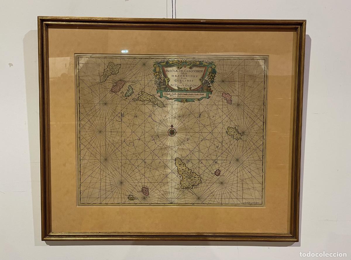 Arte: Mapa antiguo de las islas de Cabo Verde - Valck; G. (Gerard); 1651