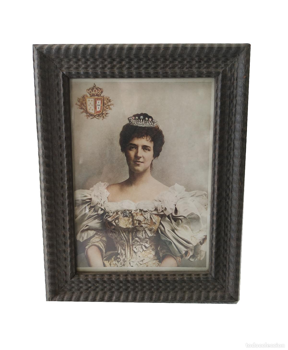 Otros Objetos de Arte: Grabado - Reina Amelia - Siglo XIX
