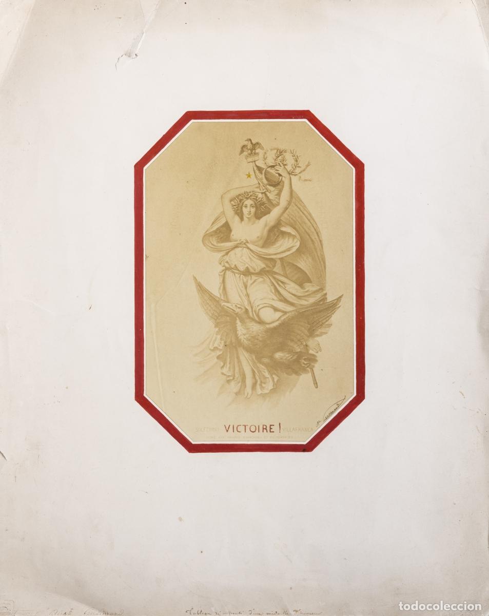 Arte: Grabado - 'Victoire' - Nicolas-Auguste Galimard (firmado)