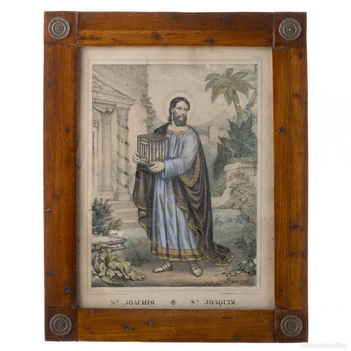 Other art objects: Grabado 'San Joaqu&iacute;n' - Siglo XIX
