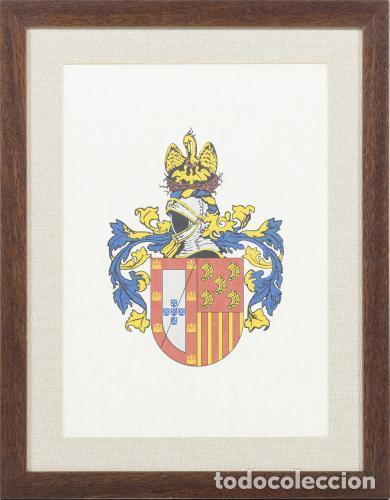Otros objetos de arte: Litograf&iacute;a - Escudo de armas - Foto 1