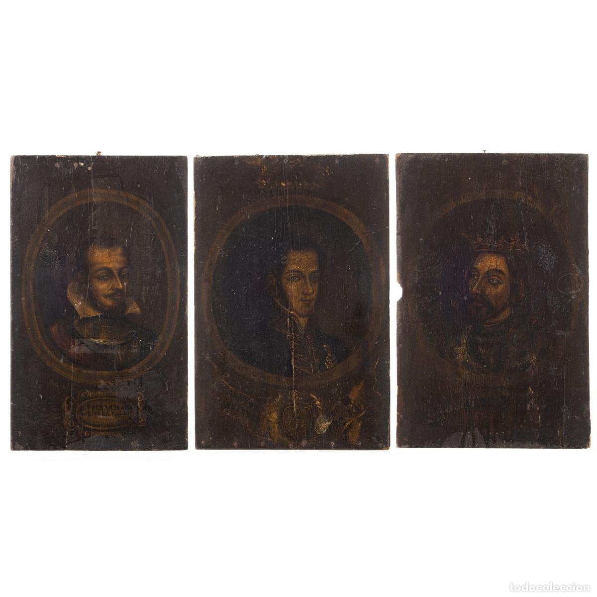 Other art objects: Pintura - El rey Fernando I; el rey Alonso XI y Montes - Siglo XIX