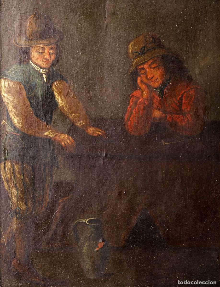Andere Kunstgegenst&auml;nde: Pintura - Escuela holandesa - Siglo XVIII
