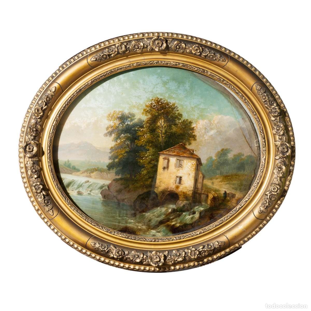 Art: Pintura - Paisaje fluvial - Siglo XIX