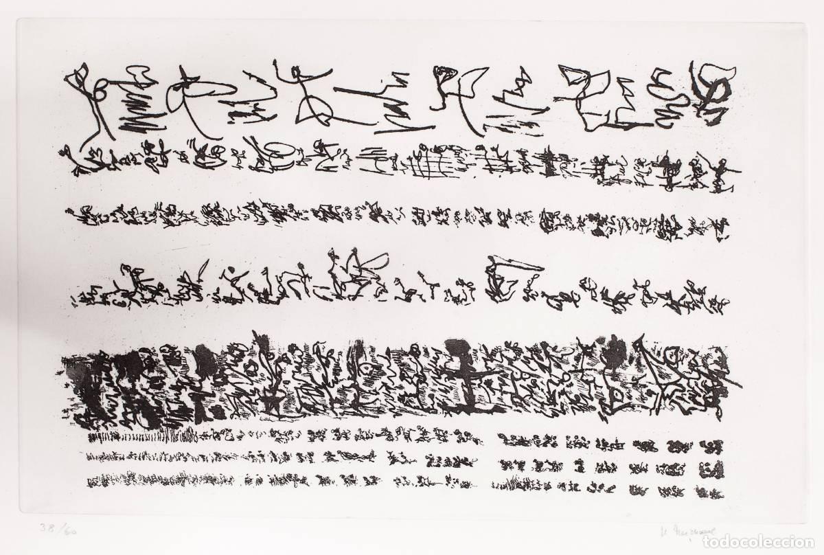 Other art objects: Serigraf&iacute;a - Henri Michaux (firmada) 38/60