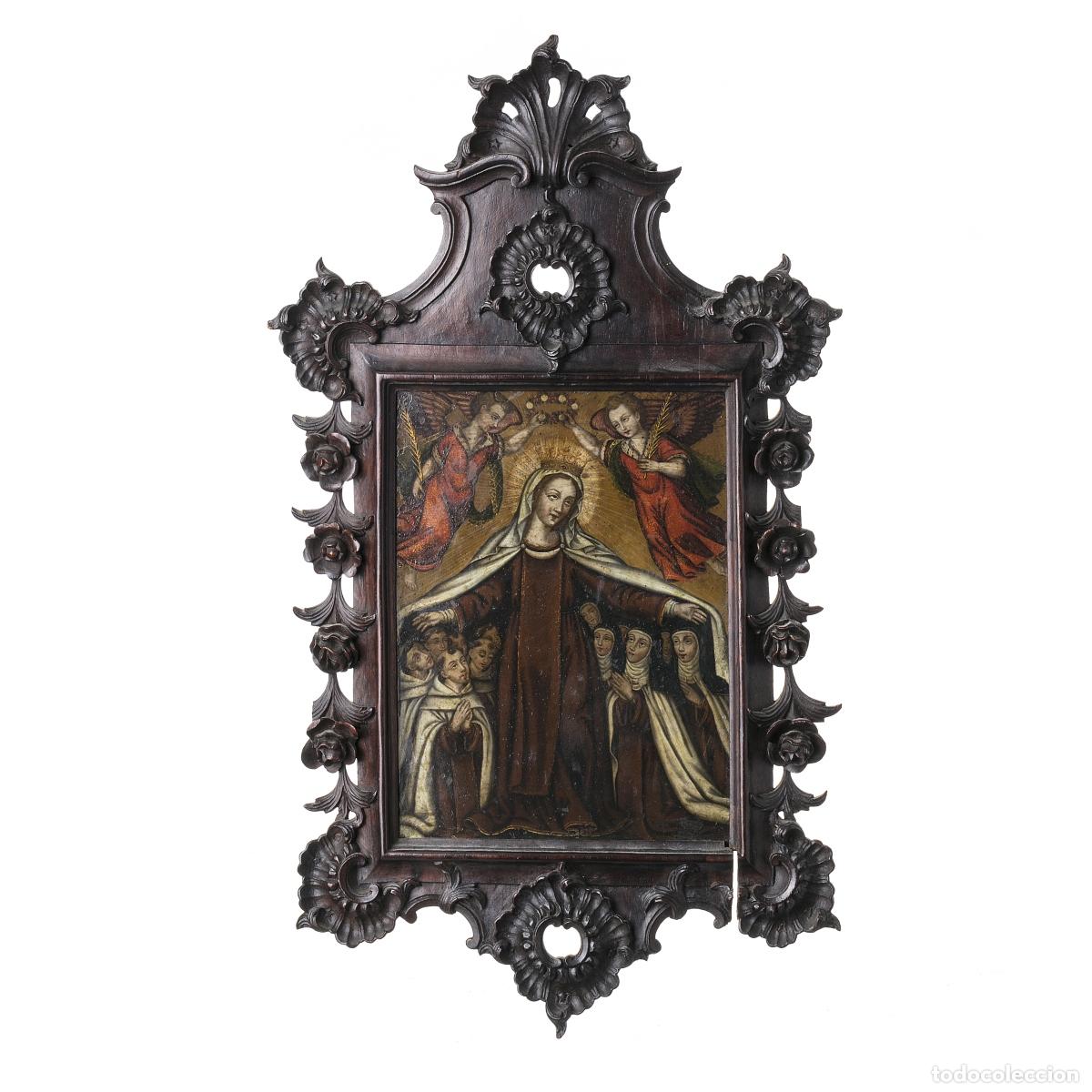 Other art objects: Pintura - Coronaci&oacute;n de la Virgen Mar&iacute;a - &Oacute;leo sobre cobre - Siglo XVIII