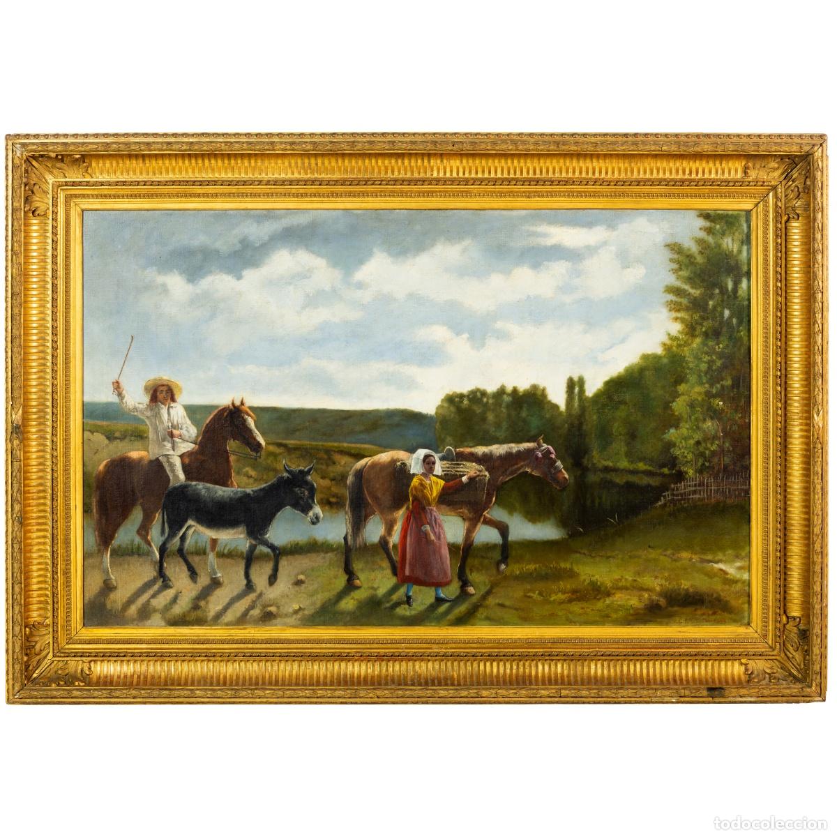 Art: Pintura - Escena campestre - Siglo XIX