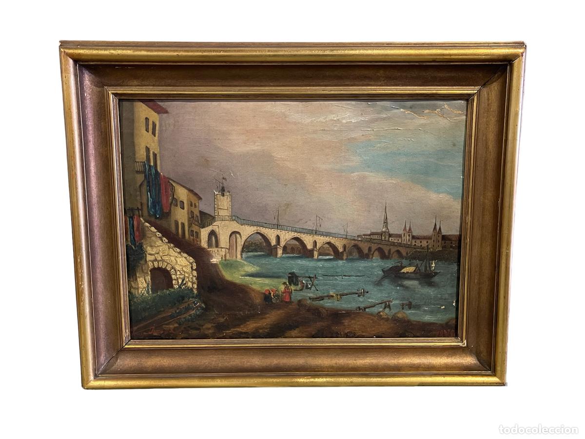 Other art objects: Pintura - Escuela europea - &Oacute;leo sobre lienzo