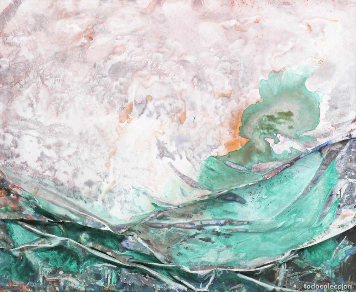 Otros Objetos de Arte: Pintura - Jorge Curval - T&eacute;cnica mixta sobre lienzo (firmada)