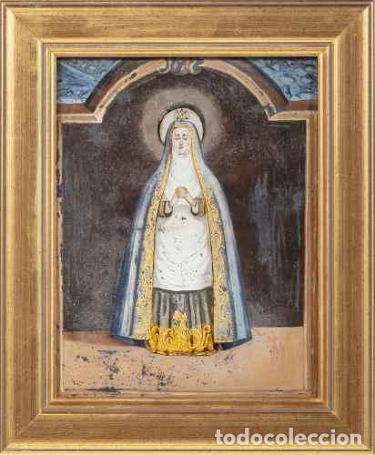 Arte: Pintura - Nuestra Se&ntilde;ora de los Dolores - Siglo XIX