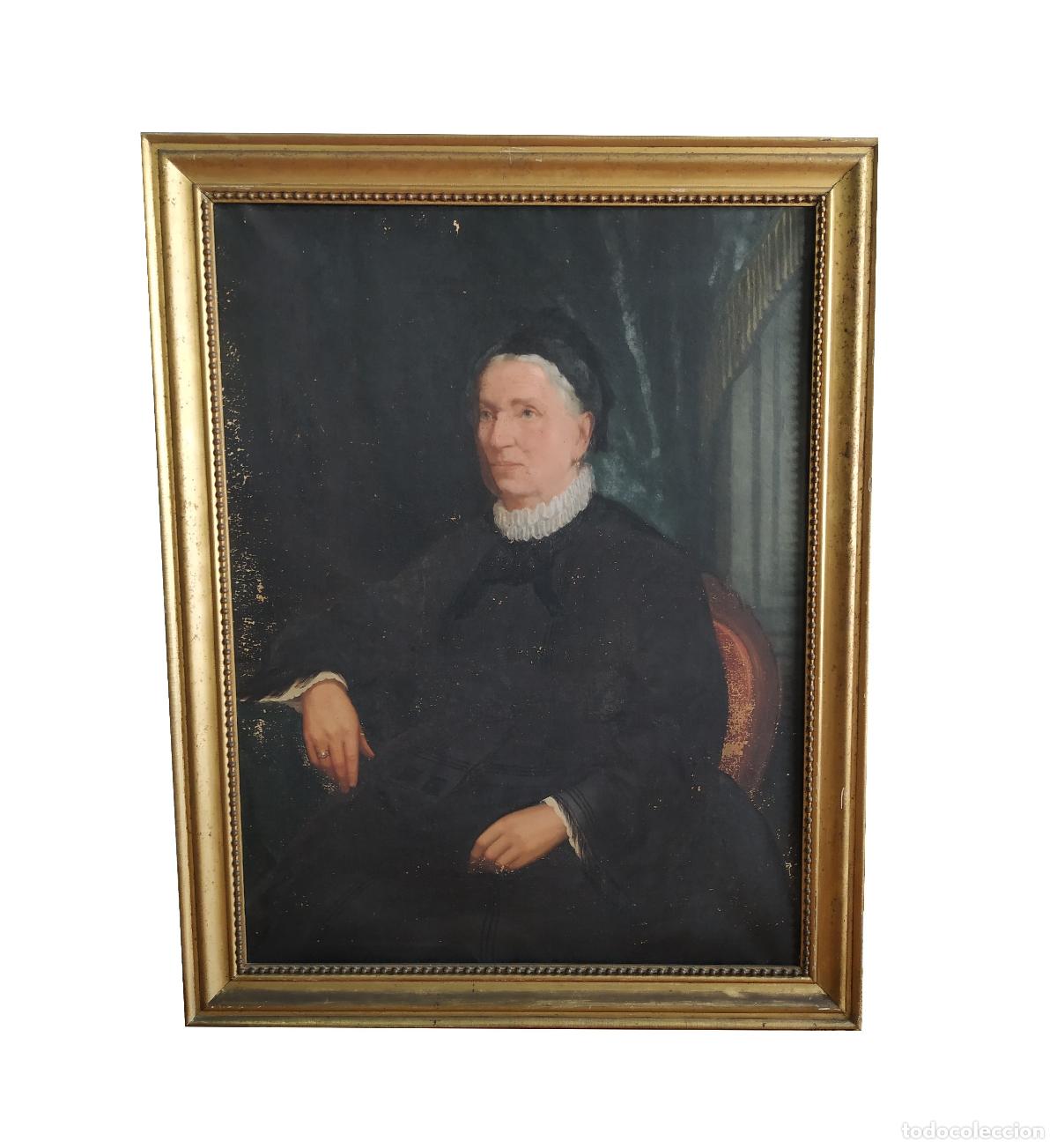 Other art objects: Pintura - Retrato de una dama - Siglo XIX