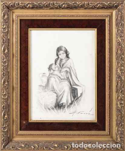 Art: Pintura - Dama y ni&ntilde;o