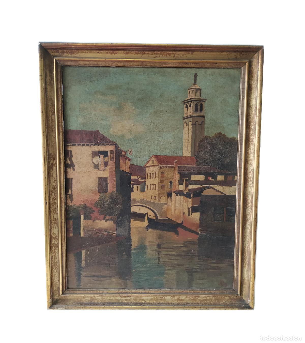 Other art objects: Pintura - Vista de Venecia - Siglo XIX
