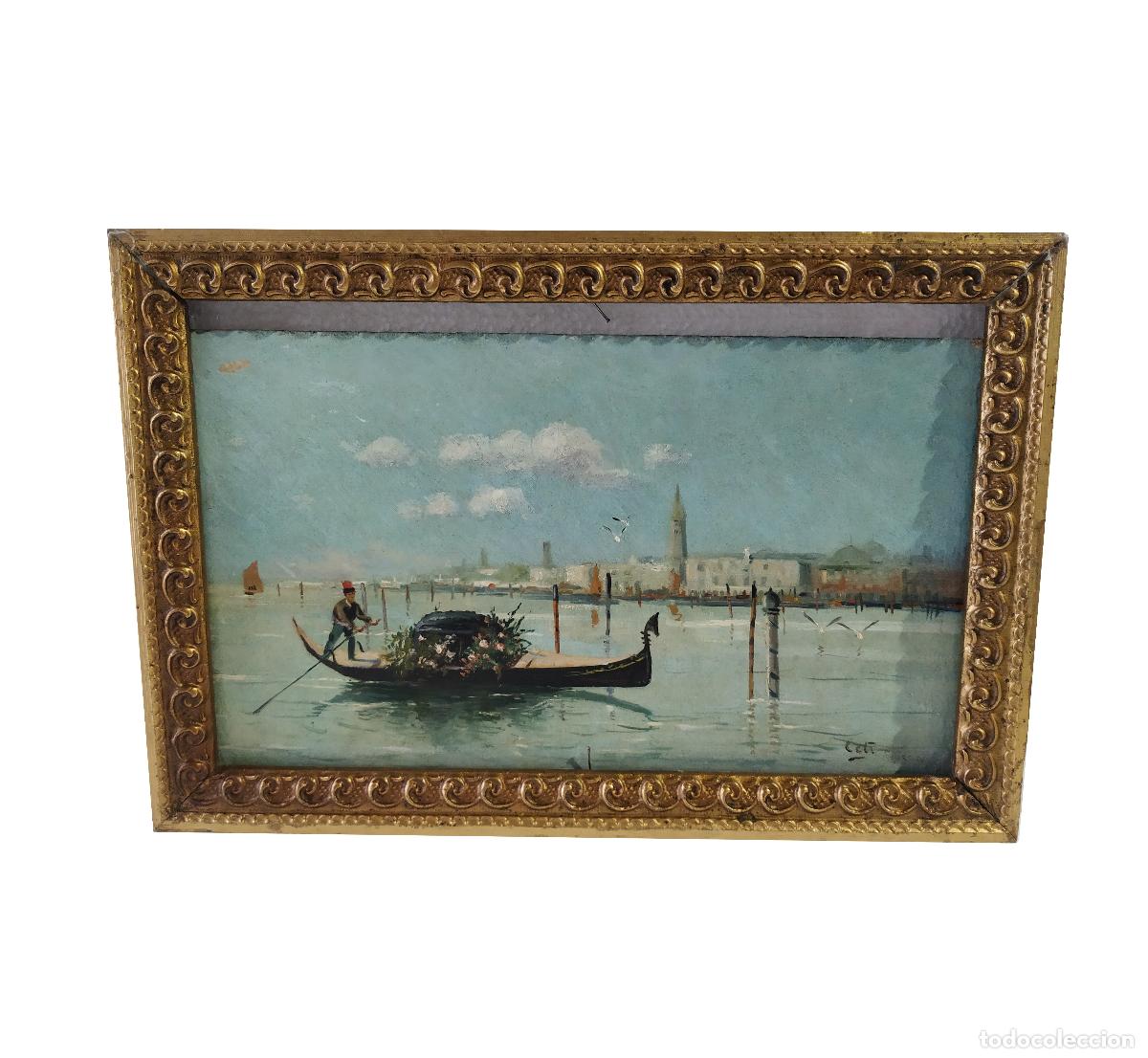Andere Kunstgegenst&auml;nde: Pintura - Vista de Venecia