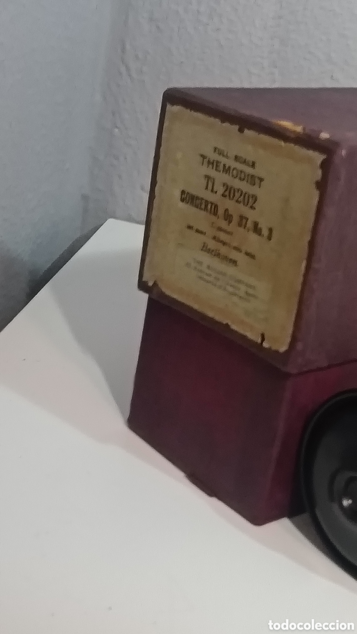 Otros objetos de arte: Rollo de pianola Antiguo Beethoven - Foto 3