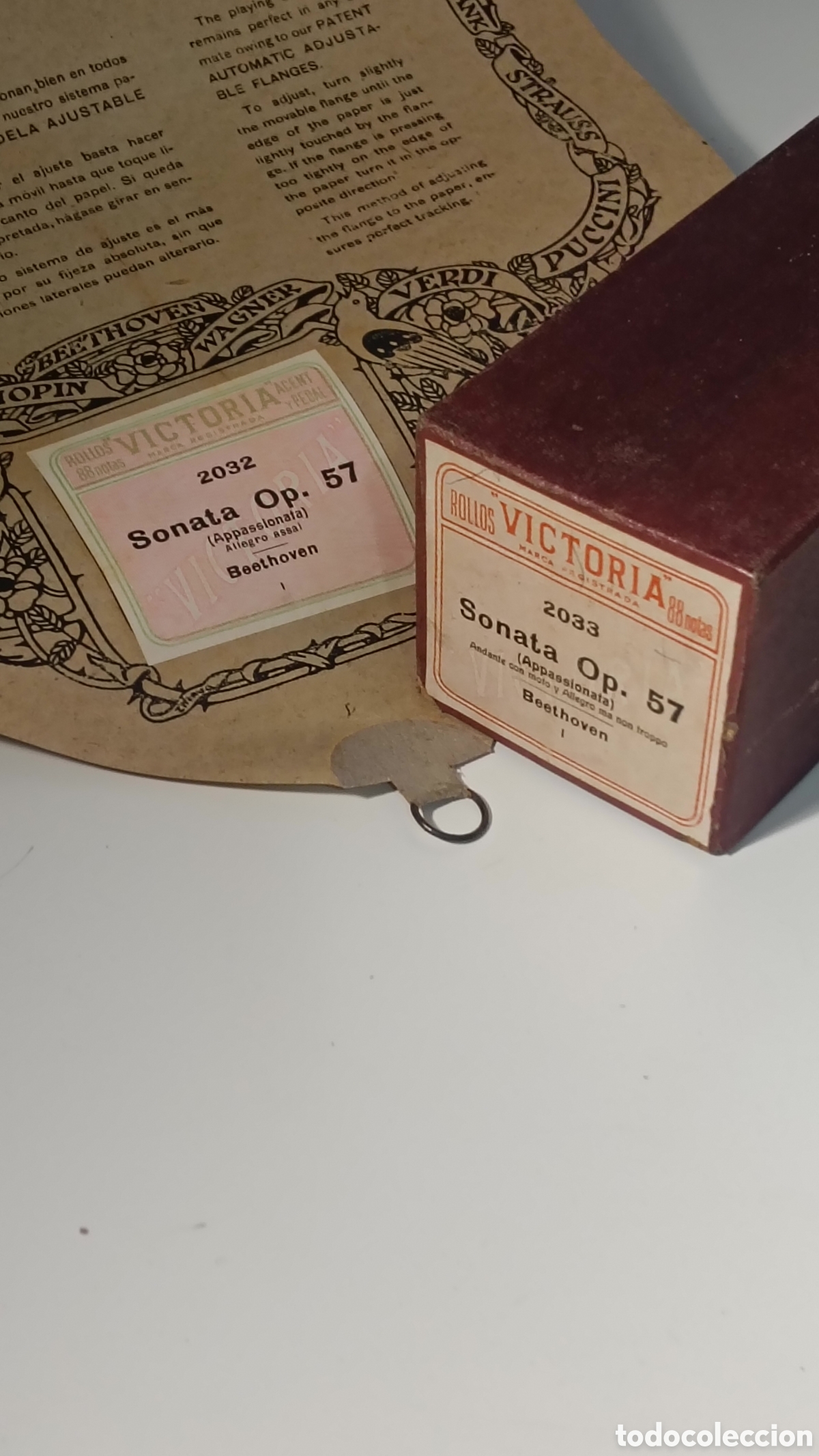 Otros objetos de arte: Rollo Pianola Antiguo - Foto 2