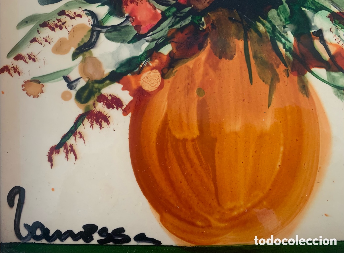 Otros Objetos de Arte: Cuadro pintor Vanessa