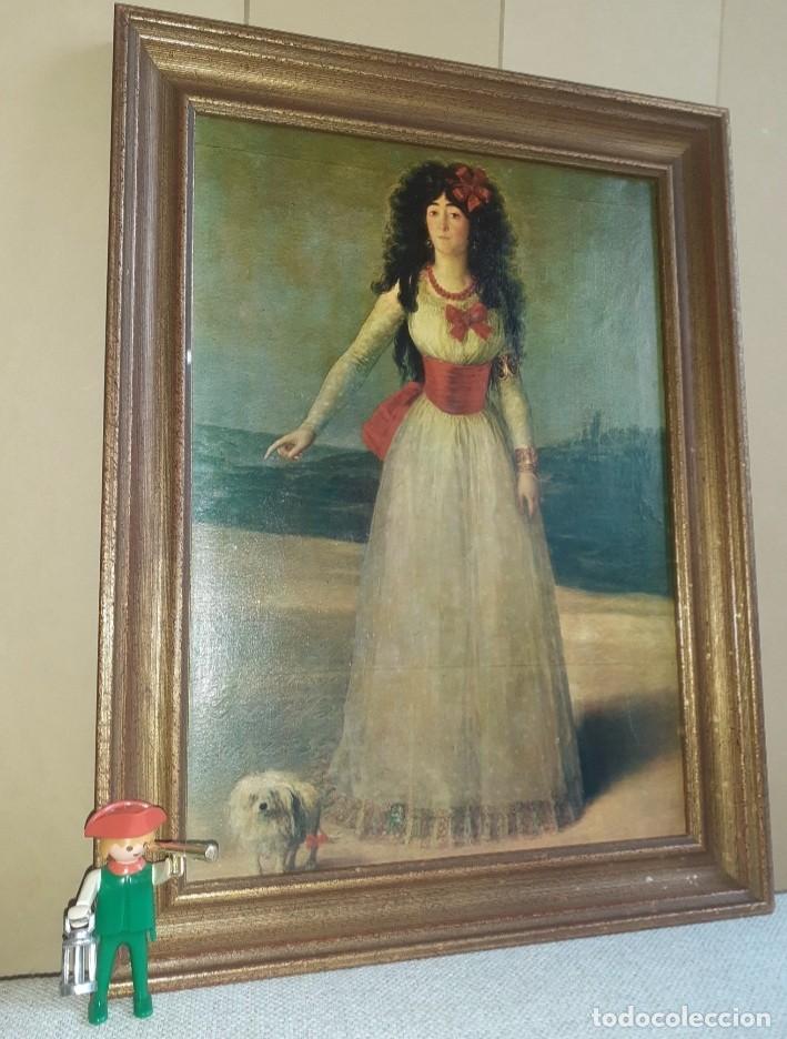 Otros Objetos de Arte: Duquesa Alba Goya 1795 &oacute;leo grabado Palacio Liria Colecci&oacute;n OFERTA ENV&Iacute;O INCLUIDO