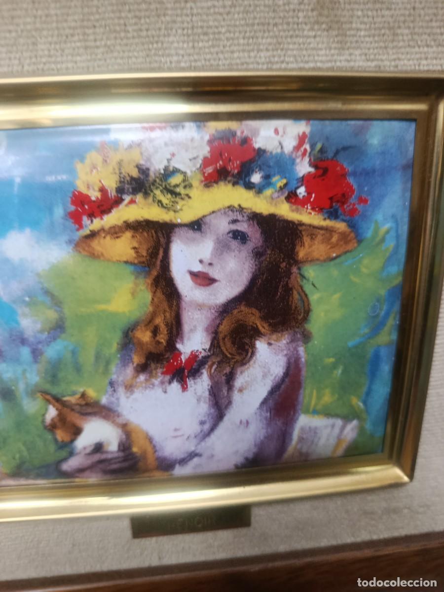Otros objetos de arte: Cuadro esmaltado al fuego.Renoir. - Foto 2