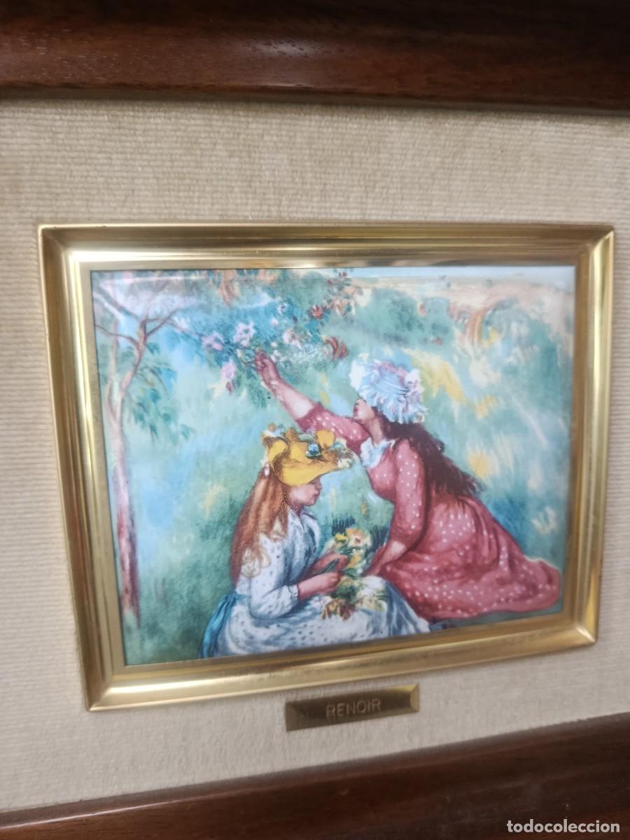 Otros objetos de arte: Cuadro esmalte al fuego. Renoir 1. - Foto 2