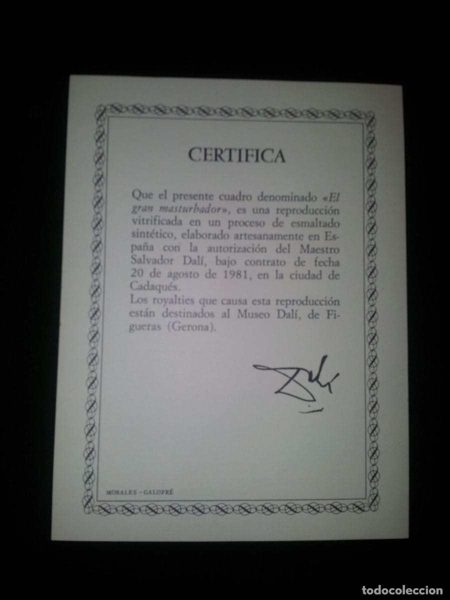 Otros objetos de arte: Esmaltes de Dal&iacute; con certificado de su fundaci&oacute;n - Foto 3