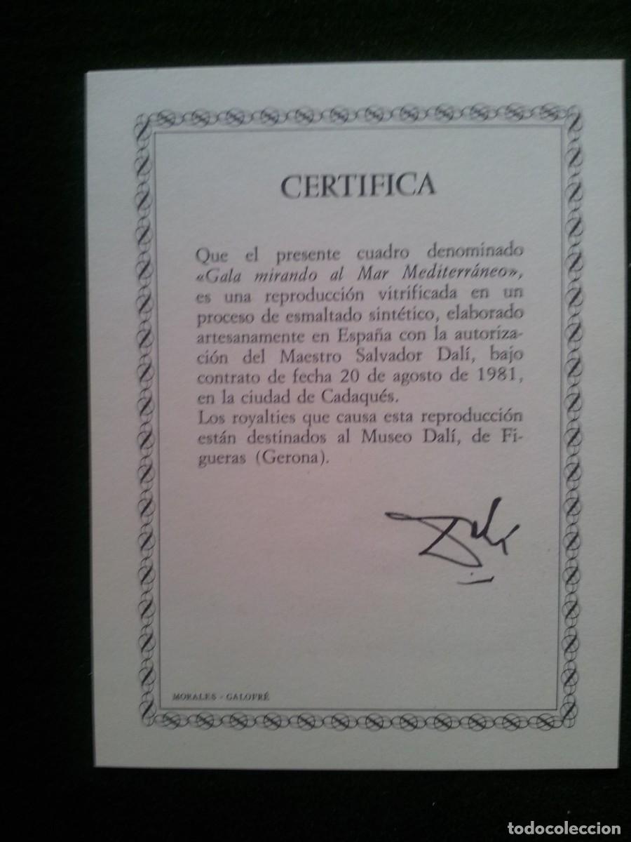 Otros objetos de arte: Esmaltes de Dal&iacute; con certificado de su fundaci&oacute;n - Foto 9