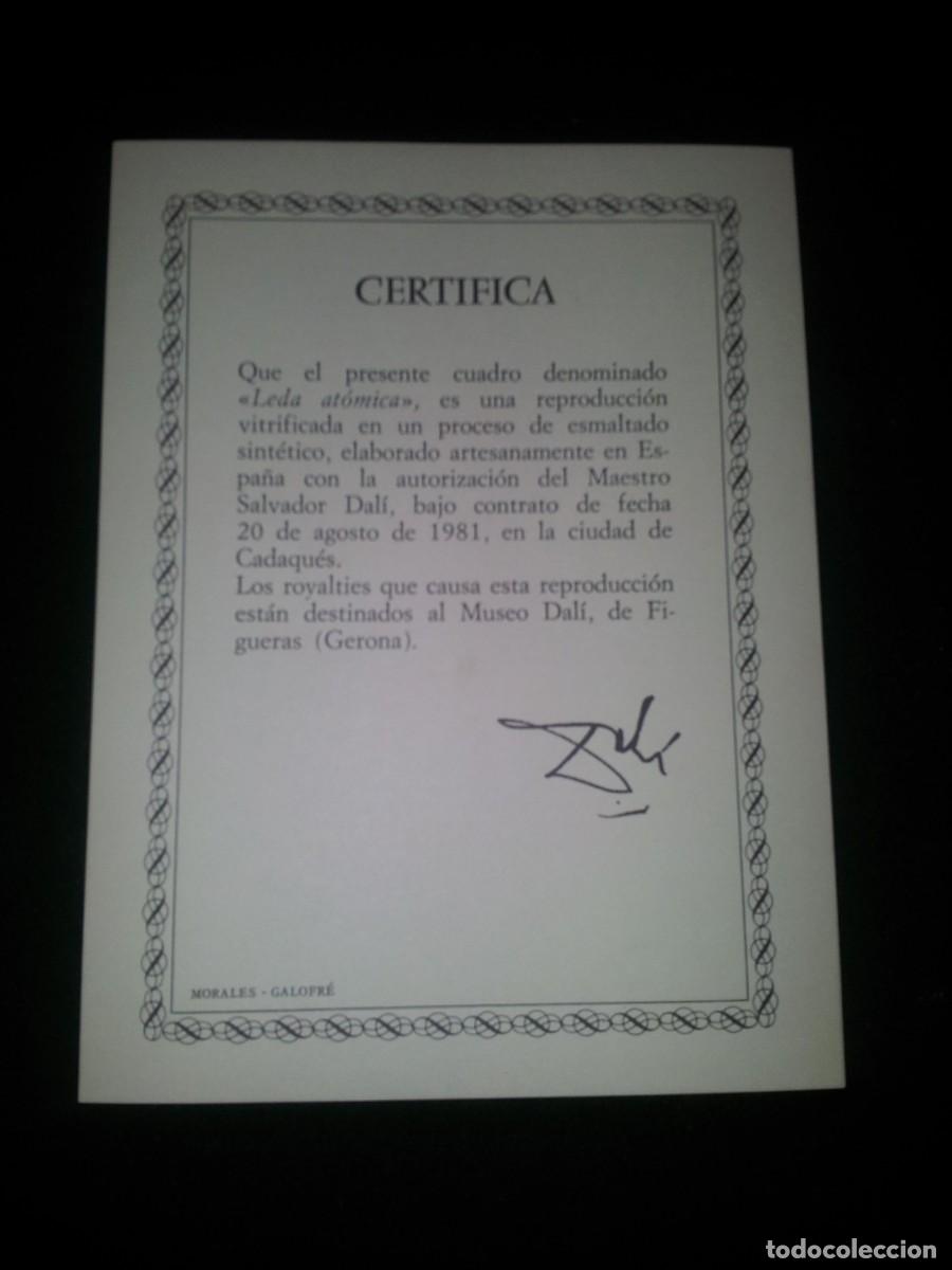 Otros objetos de arte: Esmaltes de Dal&iacute; con certificado de su fundaci&oacute;n - Foto 11