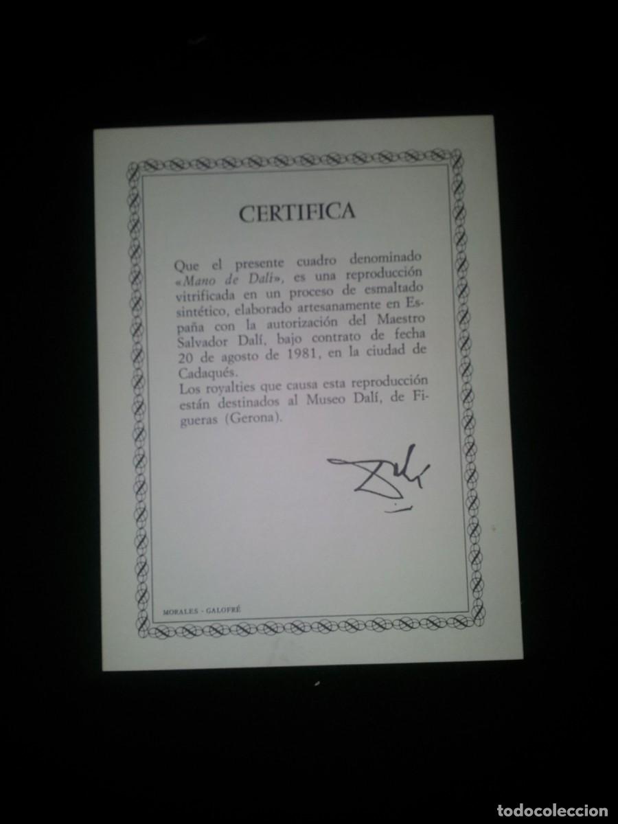 Otros objetos de arte: Esmaltes de Dal&iacute; con certificado de su fundaci&oacute;n - Foto 13