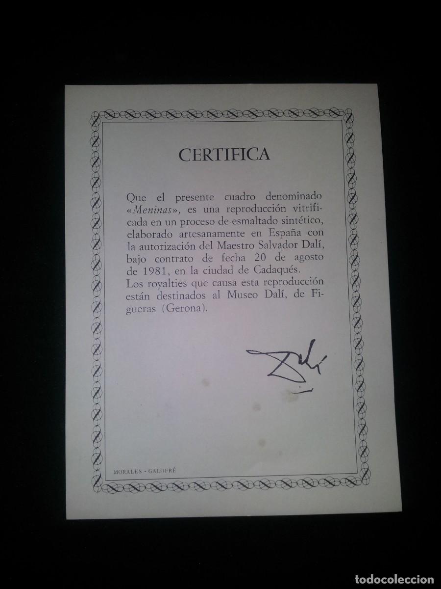 Otros objetos de arte: Esmaltes de Dal&iacute; con certificado de su fundaci&oacute;n - Foto 15