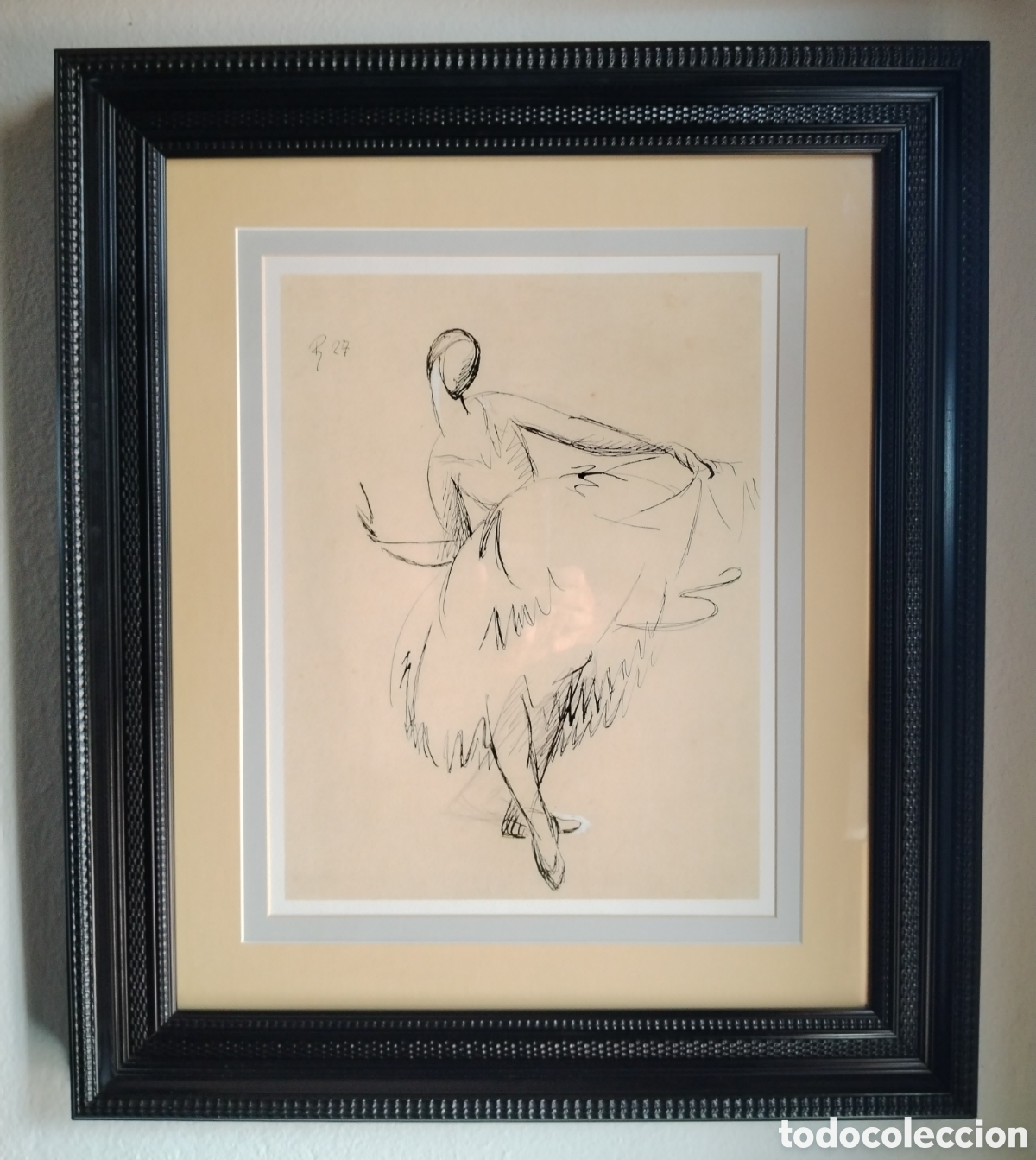Art: Pablo Gargallo. Bailarina. Firmada y fechada en 1927.