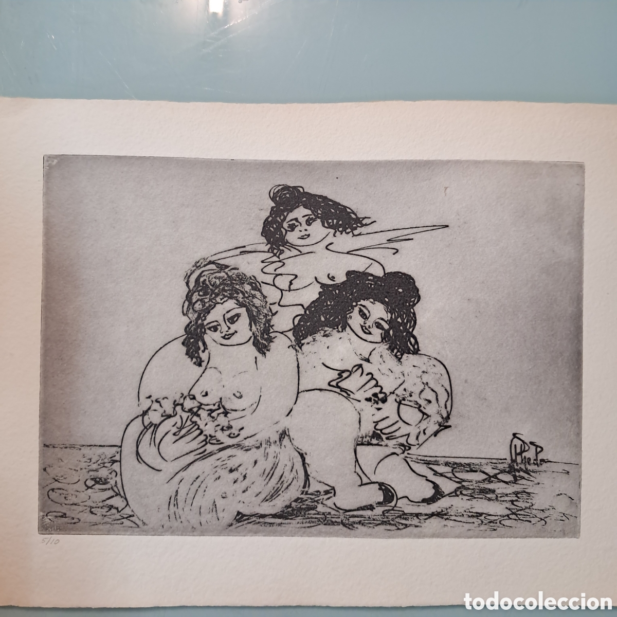 Otros objetos de arte: Grabado de Teresa Ahedo, 5/10 - Foto 2