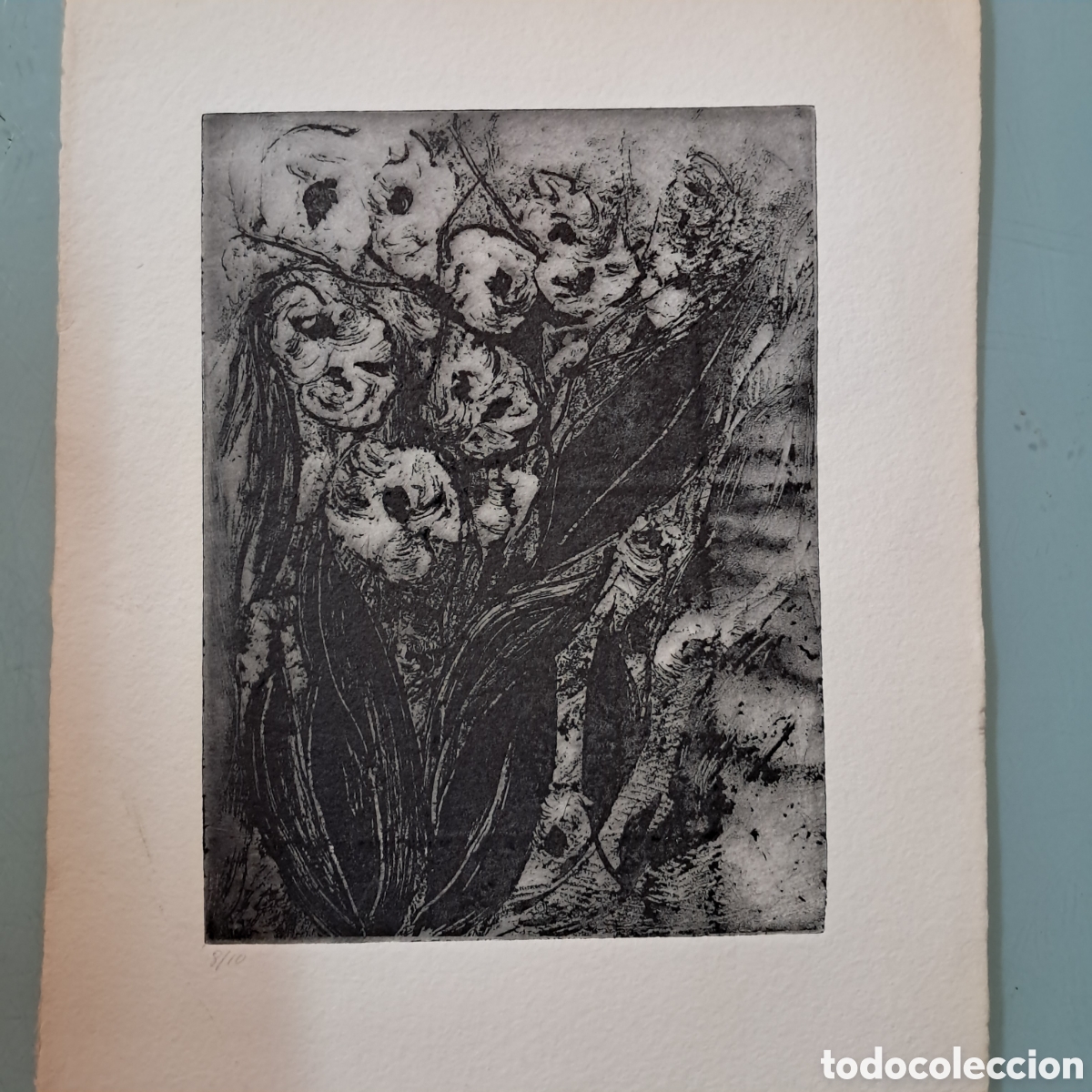 Otros objetos de arte: Grabado Teresa Ahedo, 8 /10 - Foto 2