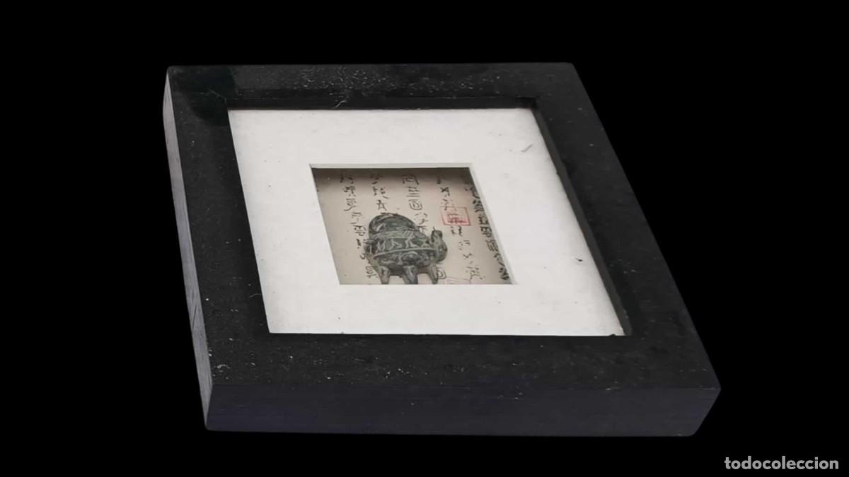 Arte: Cuadro Decorativo Shadow Box Chino &ndash; Miniatura Ding - Muy Raro