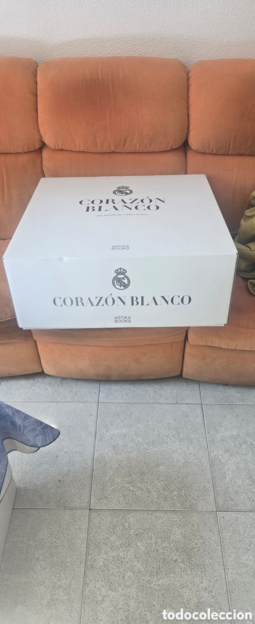 Otros objetos de arte: Real Madrid coraz&oacute;n blanco - Foto 2