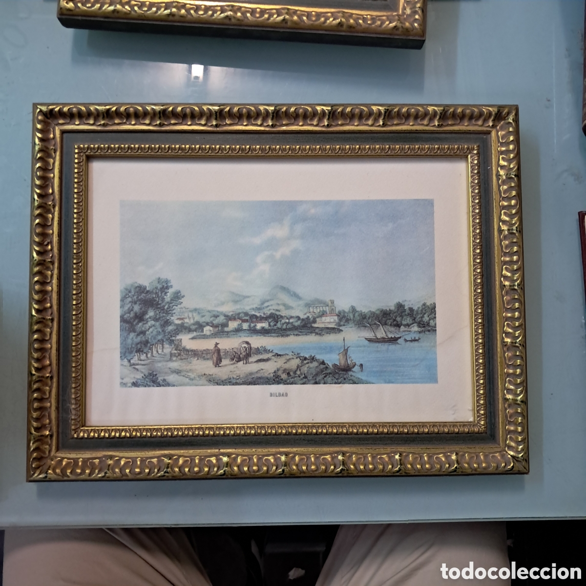 Otros Objetos de Arte: L&aacute;mina de Bilbao enmarcado 40 x 30