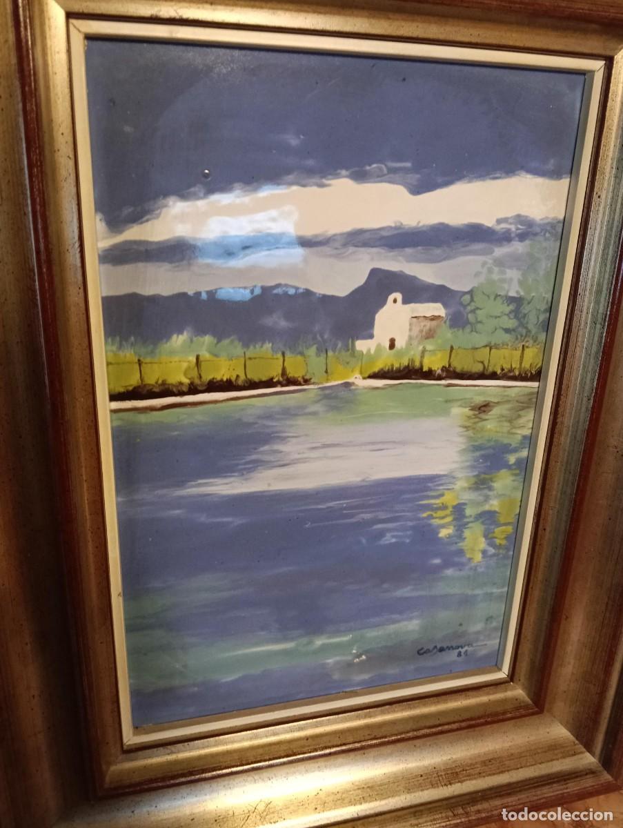 Otros objetos de arte: ESMALTADO PAISAJ&Iacute;STICO CASANOVA 1981 - Foto 2