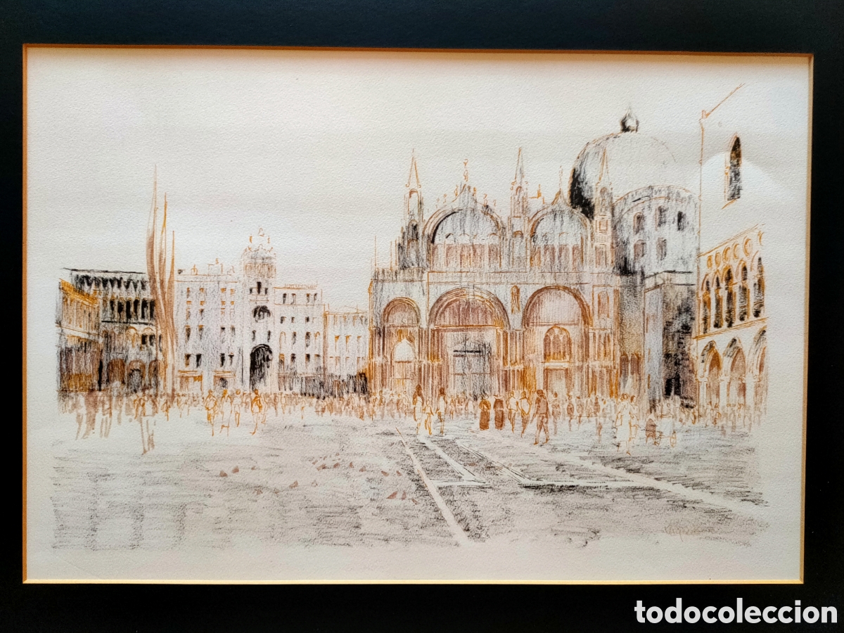 Other art objects: Vayreda Canadell litografia firmada en plancha