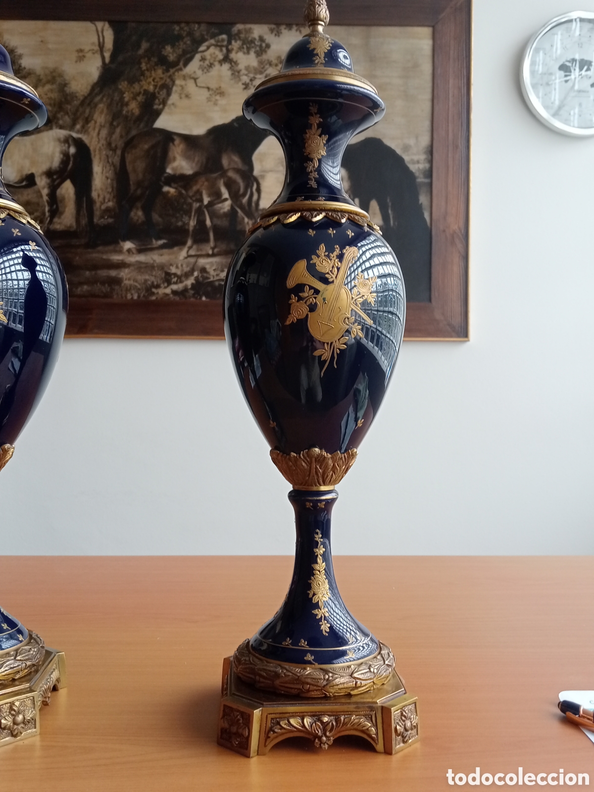 Otros objetos de arte: Jarrones tipo Sevres - Foto 2