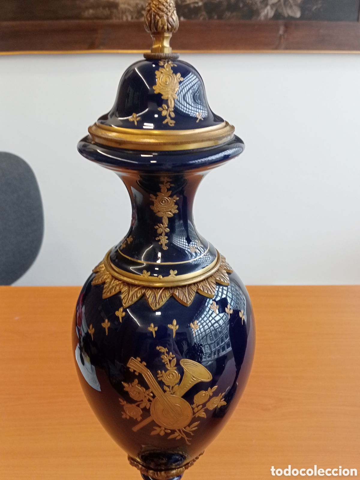 Otros objetos de arte: Jarrones tipo Sevres - Foto 6