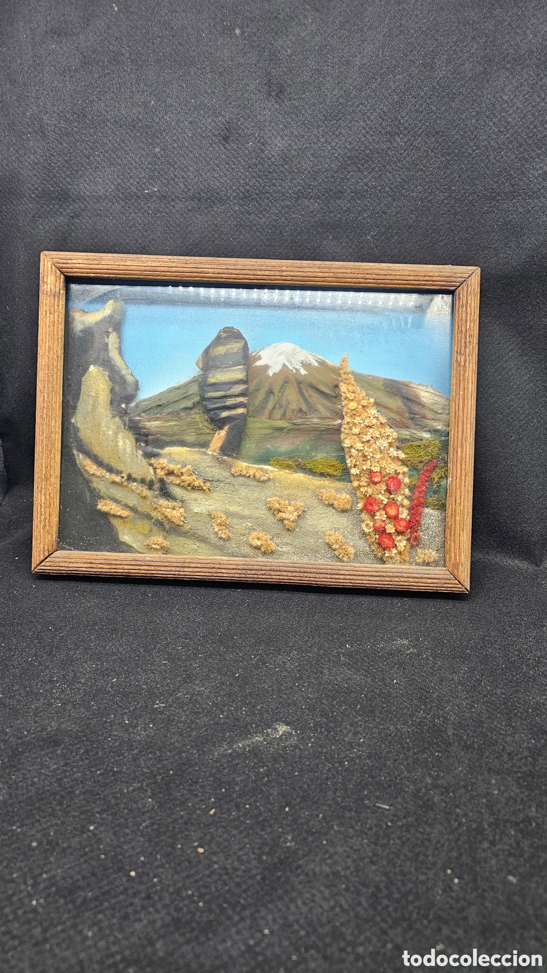 Arte: Cuadro en relieve del Teide ( Tenerife )