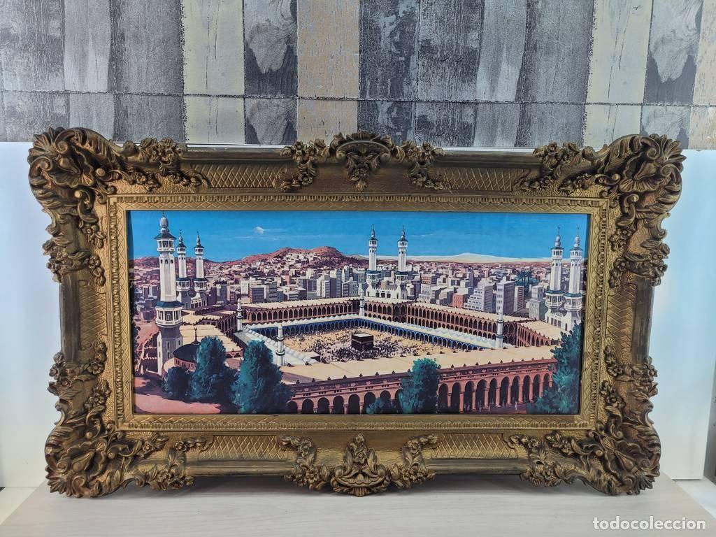 Otros objetos de arte: CUADRO MEZQUITA DE LA MECA - Foto 2
