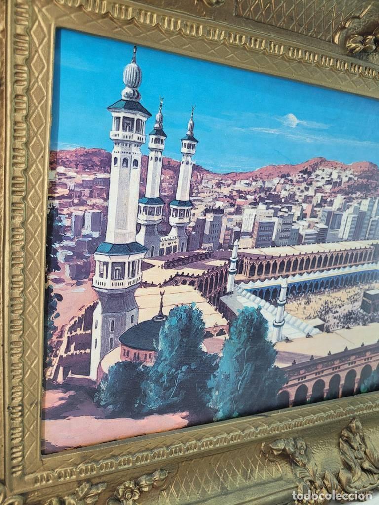Otros objetos de arte: CUADRO MEZQUITA DE LA MECA - Foto 3