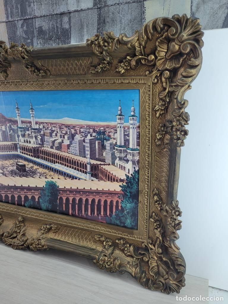Otros objetos de arte: CUADRO MEZQUITA DE LA MECA - Foto 4