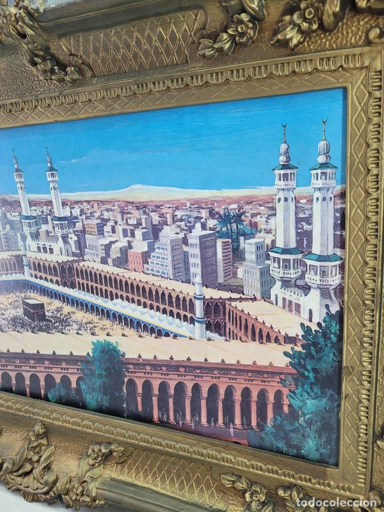 Otros objetos de arte: CUADRO MEZQUITA DE LA MECA - Foto 5