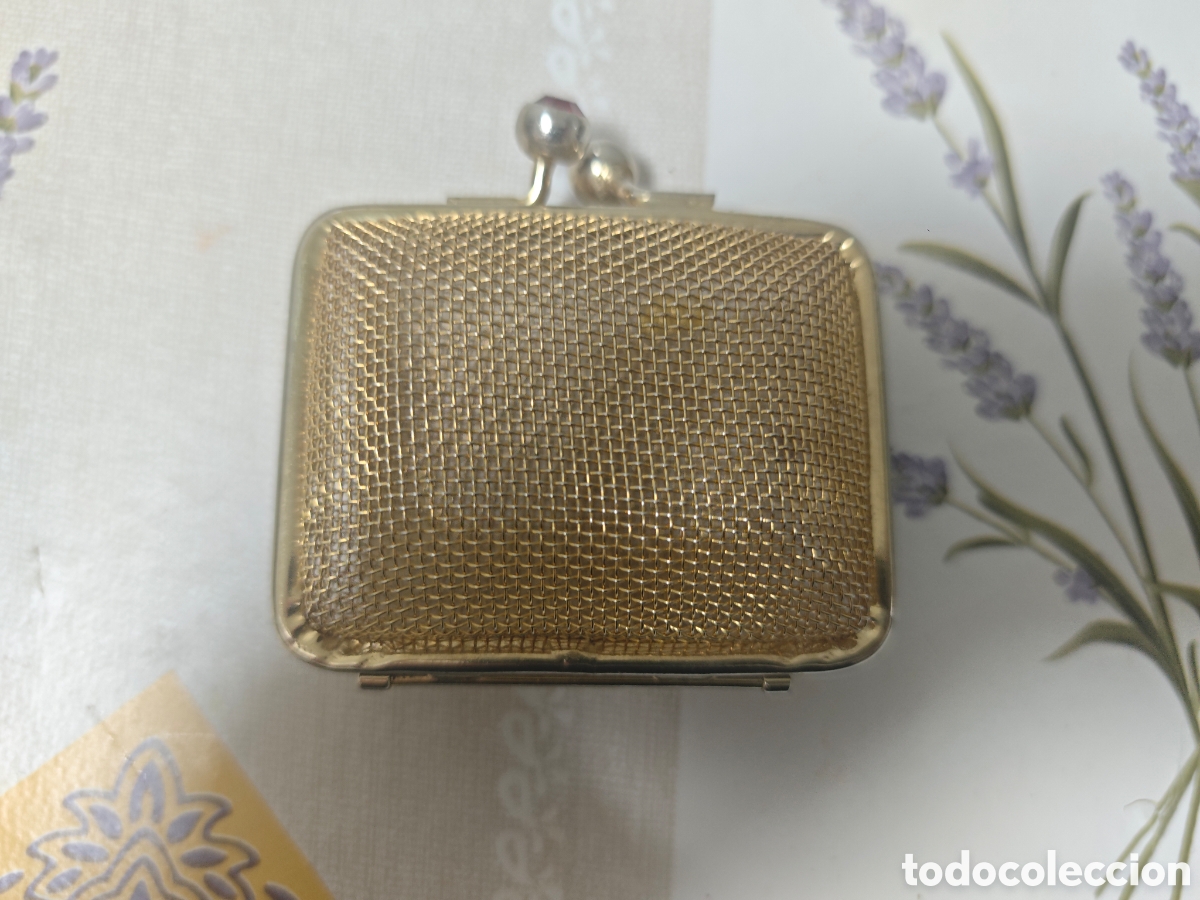 Otros objetos de arte: Bonito monedero en bronce lat&oacute;n - Foto 3
