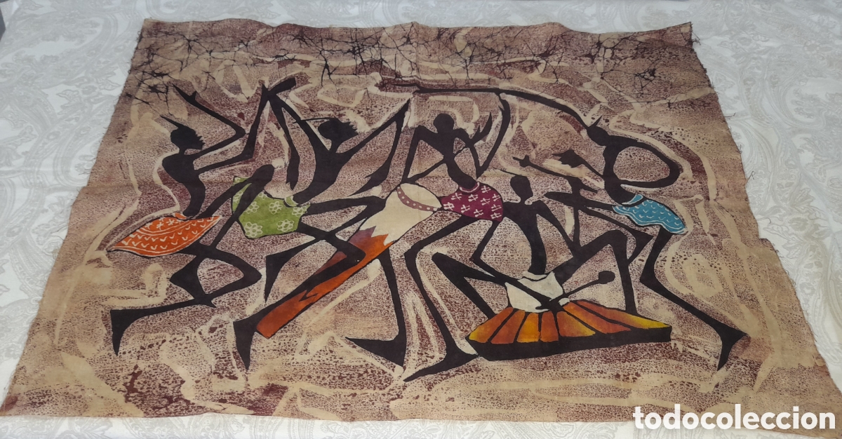 Otros Objetos de Arte: Tapiz o Batik de Tanzania