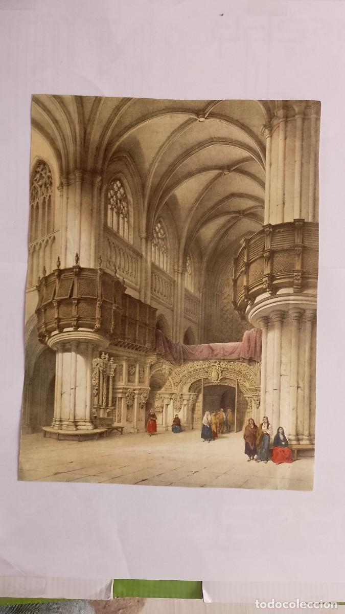 Otros Objetos de Arte: CORO DE LA BASILICA DE SANTIAGO EN BILBAO (20X26Cm.)