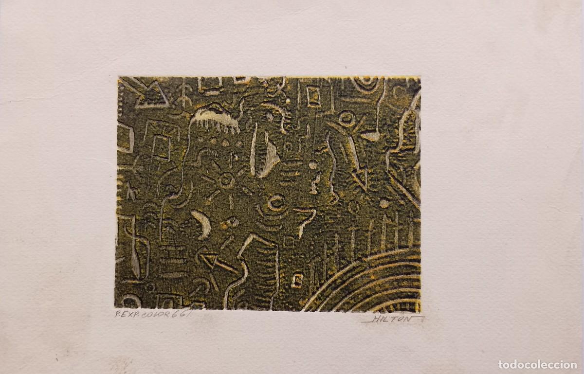 Otros Objetos de Arte: TRABAJO EN TECNICA DE AGUAFUERTE PEDRA DO ING&Aacute; 12X16 CmTIRADA DE 300 EJEMPARES