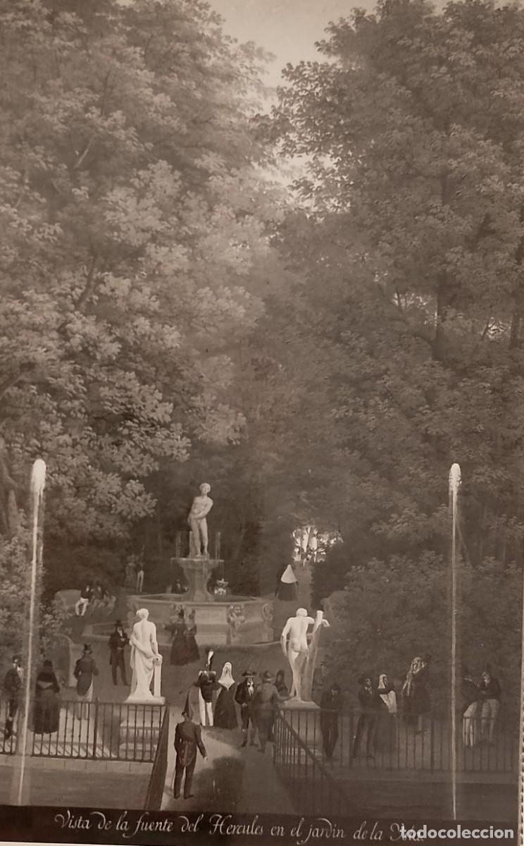 Otros Objetos de Arte: FOTO DE 15X23 HERCULES EN EL JARDIN DE LA ISLA PALACIO DE ARANJUEZ