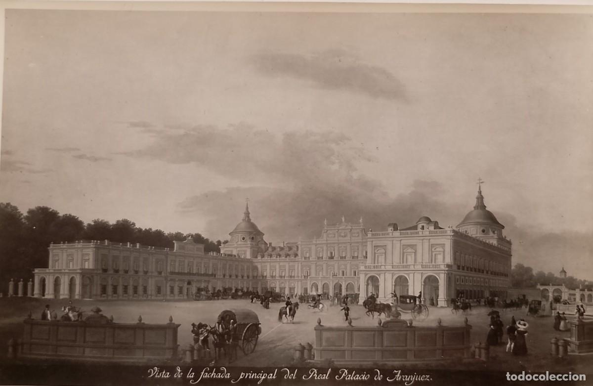 Otros Objetos de Arte: FOTO DE 18X24 FACHADA PRINCIPAL DEL PALACIO DE ARANJUEZ